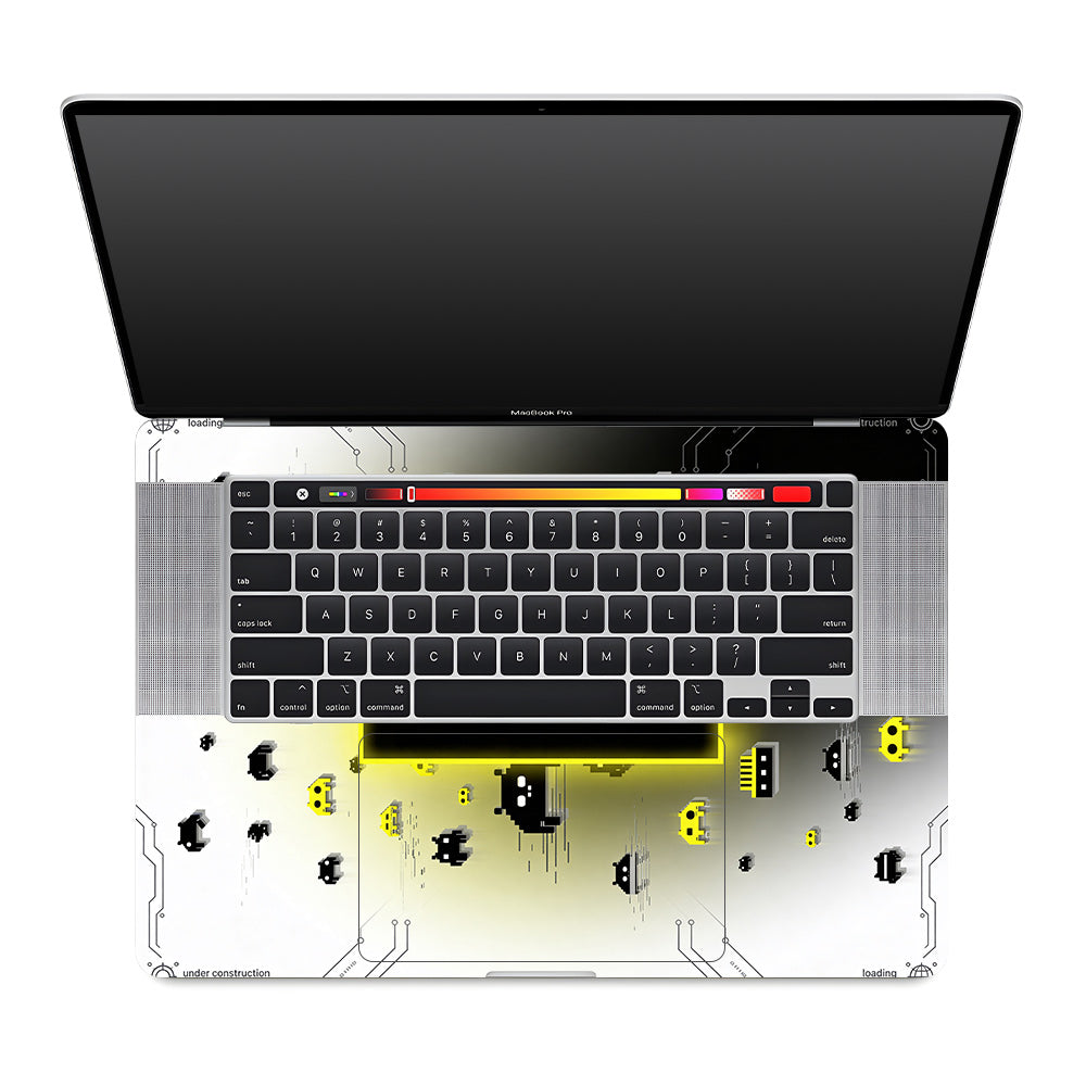 Testing Under Attack MacBook Pro 16 2019 3D Laptop Skin