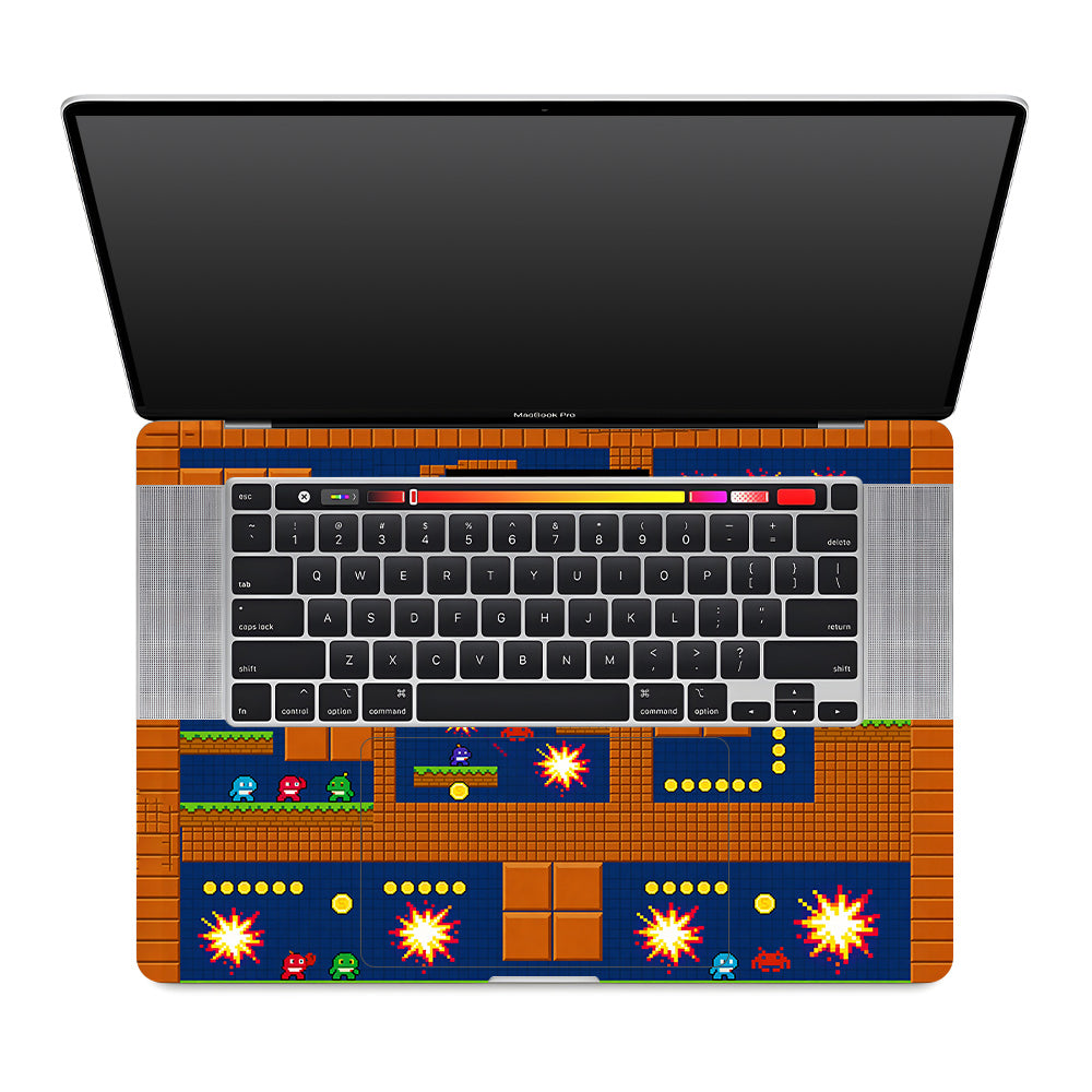 Pixelated Retro Arcade MacBook Pro 16 2019 3D Laptop Skin