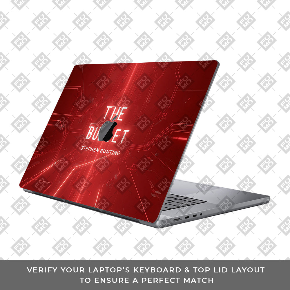 The Bullet MacBook Pro 16 2019 3D Laptop Skin
