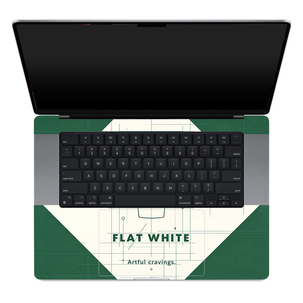 Libra Flat White MacBook Pro 16 M1, M2, M3, M4 2021-2024 3D Laptop Skin