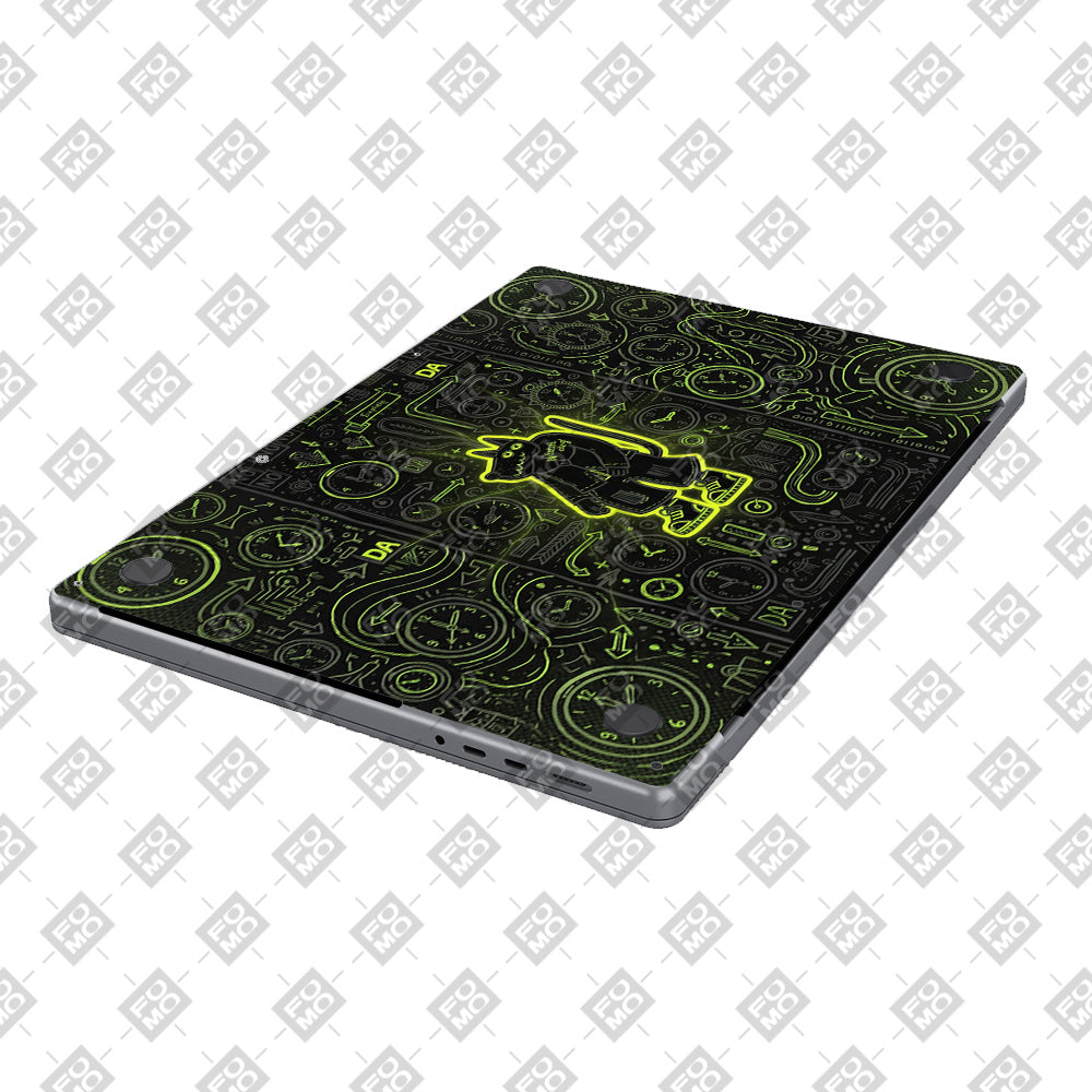 Watch Dog Alert MacBook Pro 16 M1, M2, M3, M4 2021-2024 3D Laptop Skin