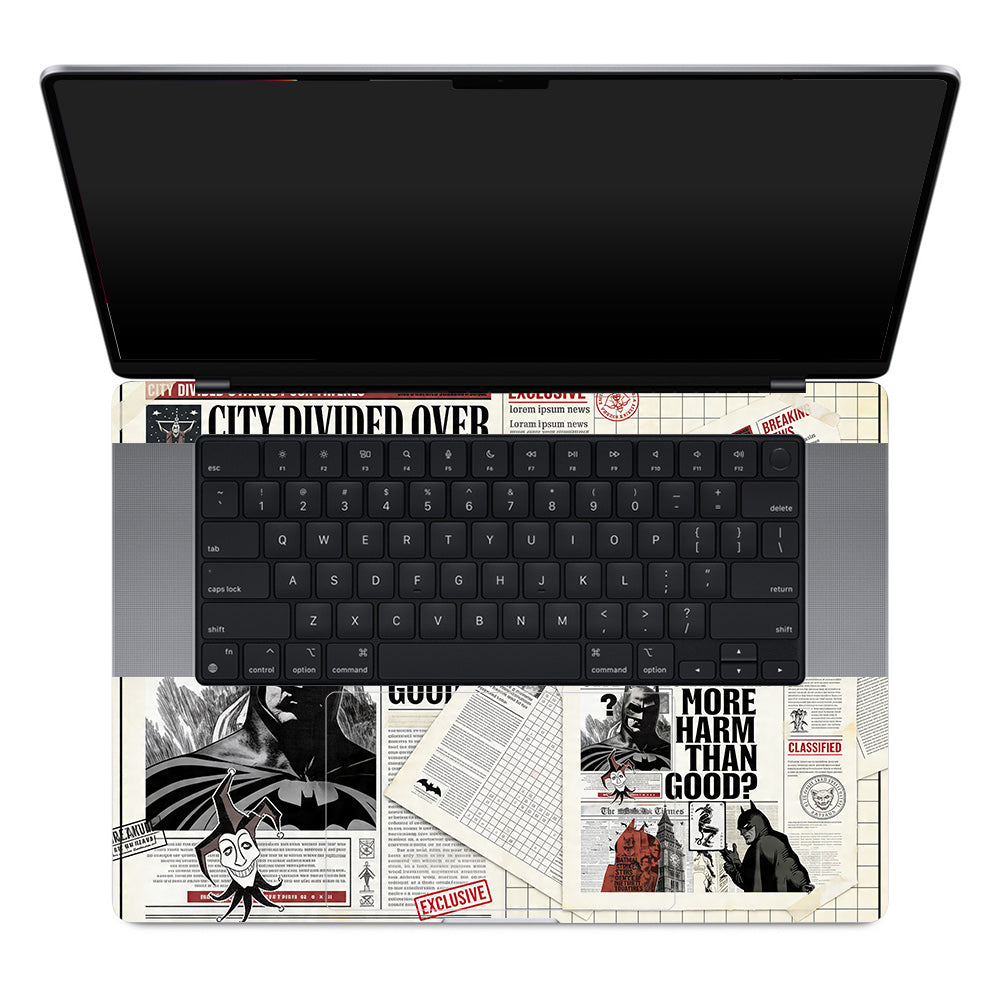 Batman Gotham’s Legacy MacBook Pro 16 M1, M2, M3, M4 2021-2024 3D Laptop Skin