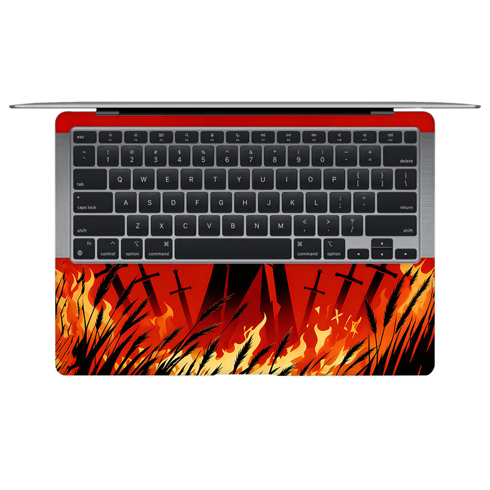 Knight of Flames MacBook Air 13 M1 2020 3D Laptop Skin