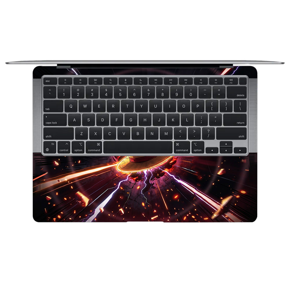 One Piece Fire Hat MacBook Air 13 M1 2020 3D Laptop Skin