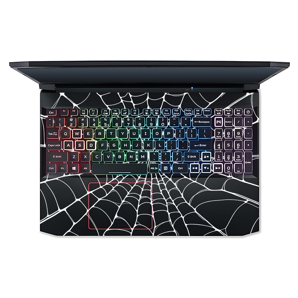 Transparent Spider Web Vortex Acer Nitro 5 AN515 45, 55, 57 Laptop Skin