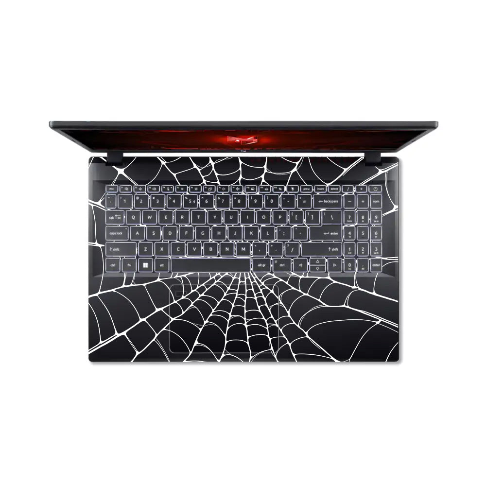 Transparent Spider Web Vortex Acer Nitro V ANV15 51 55CA Laptop Skin