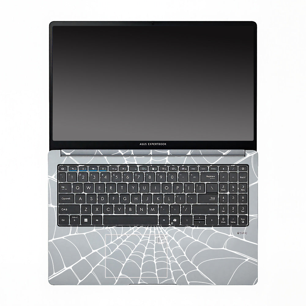 Transparent Spider Web Vortex Asus ExpertBook P1503 Laptop Skin