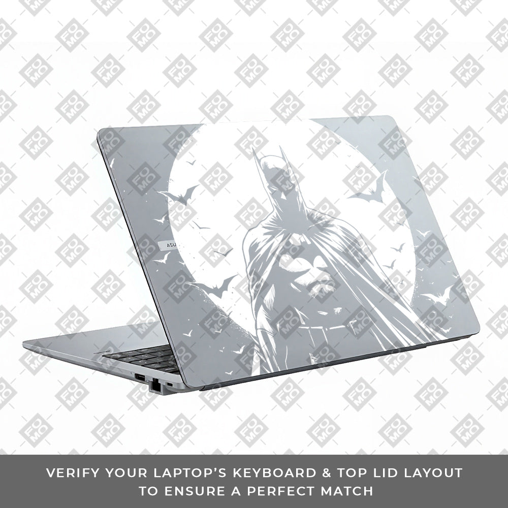 Transparent Dark Knight Moon Rise Asus ExpertBook P1503 Laptop Skin