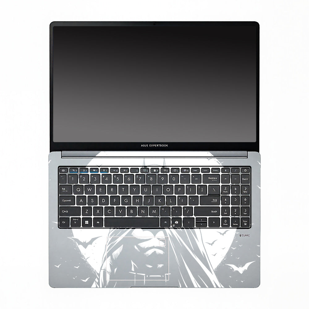 Transparent Dark Knight Moon Rise Asus ExpertBook P1503 Laptop Skin