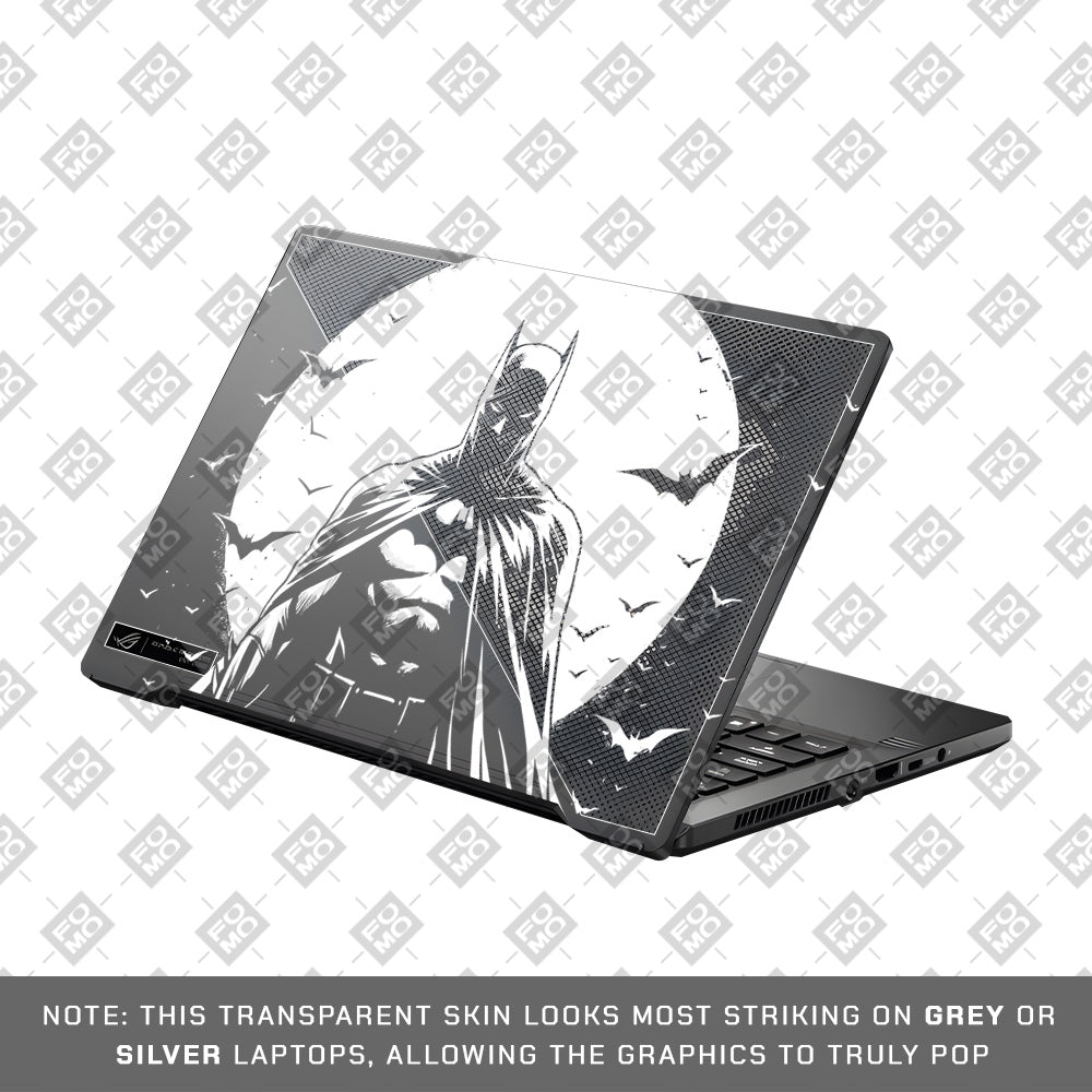 Transparent Dark Knight Moon Rise Asus ROG Zephyrus G14 GA401 Laptop Skin