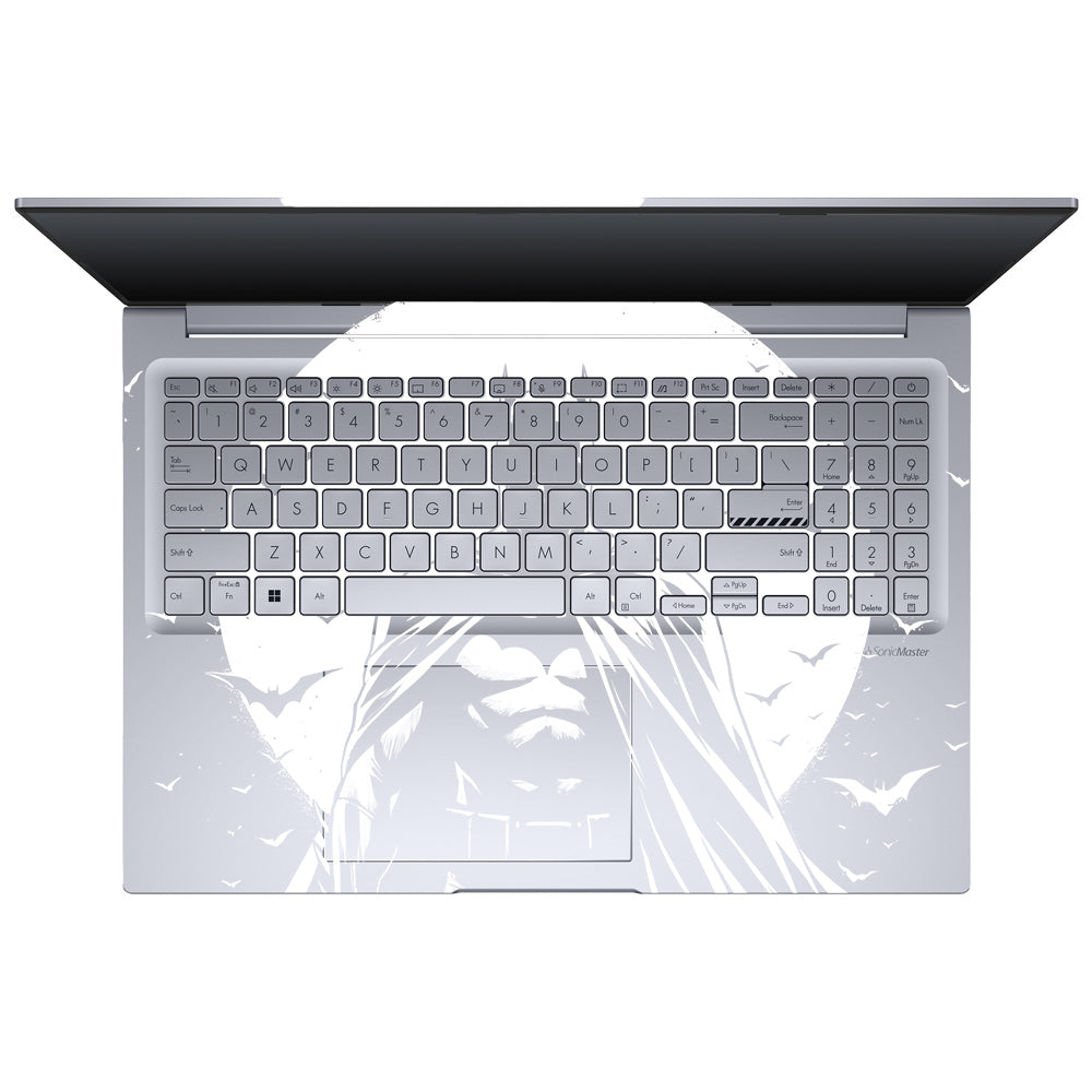 Transparent Dark Knight Moon Rise Asus Vivobook 16 X1605V Laptop Skin