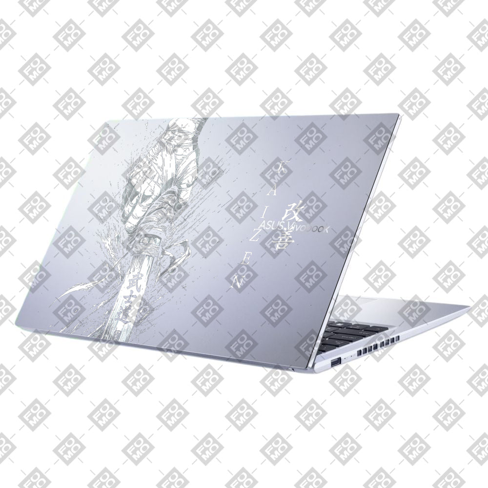 Transparent Kaizen Samurai Sword Asus VivoBook 15 X1502VA Laptop Skin