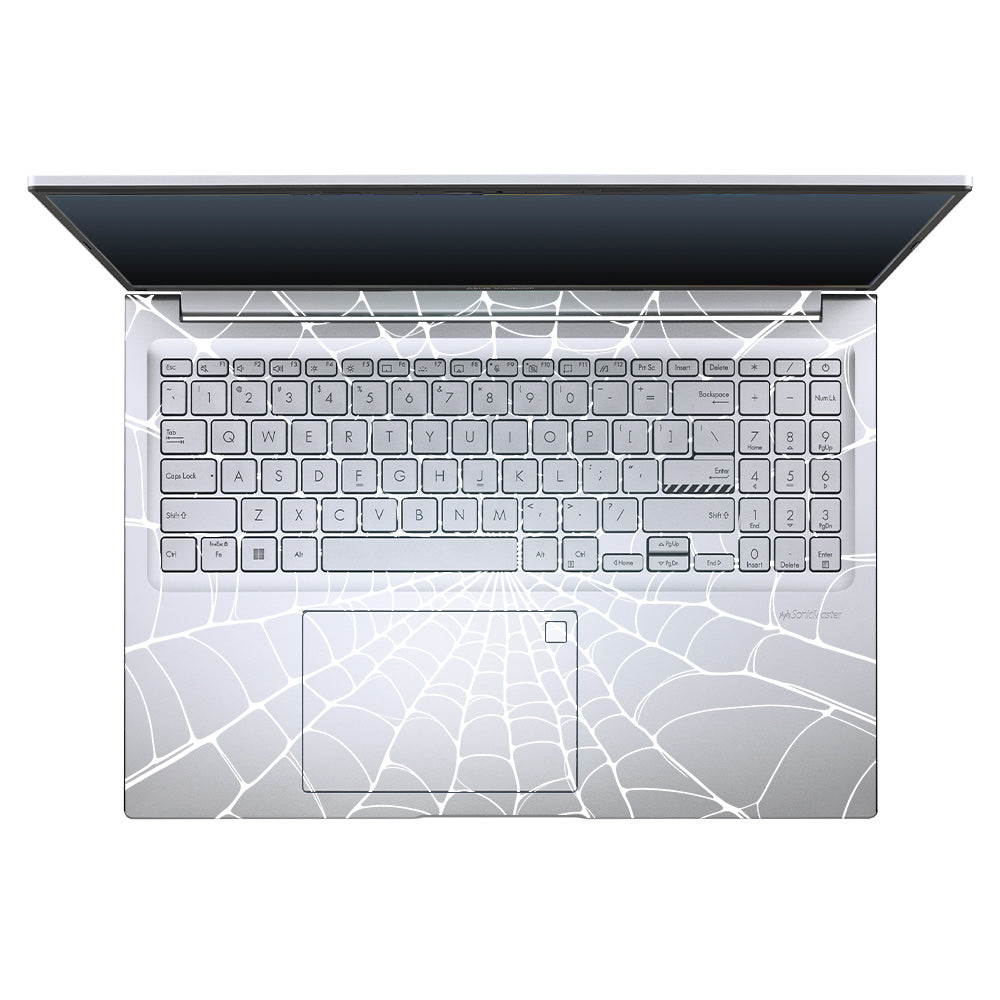 Transparent Spider Web Vortex Asus Vivobook 16X K3605 Laptop Skin