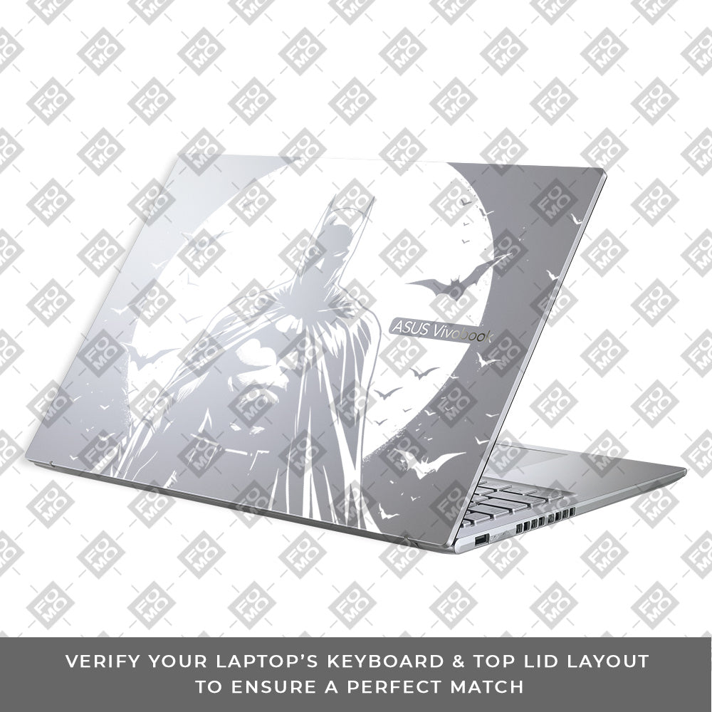 Transparent Dark Knight Moon Rise Asus Vivobook 16X K3605 Laptop Skin
