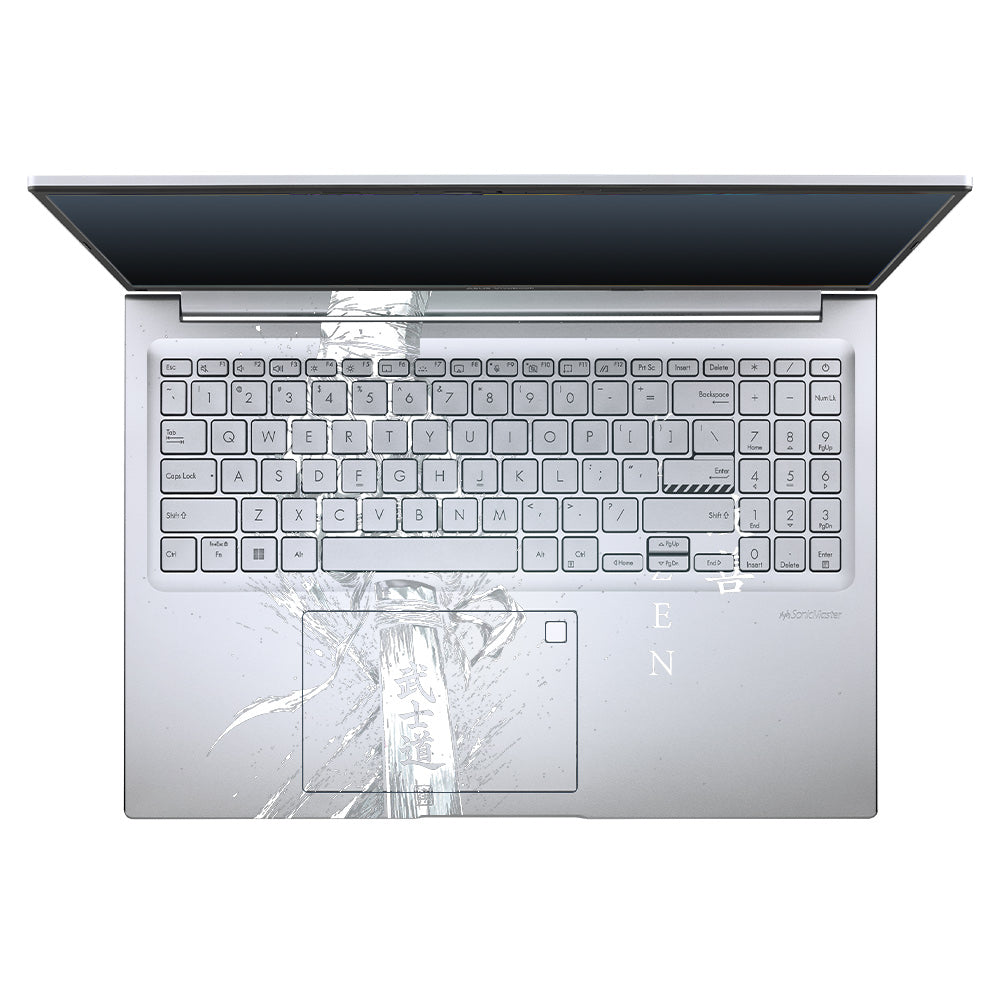 Transparent Kaizen Samurai Sword Asus Vivobook 16X K3605 Laptop Skin