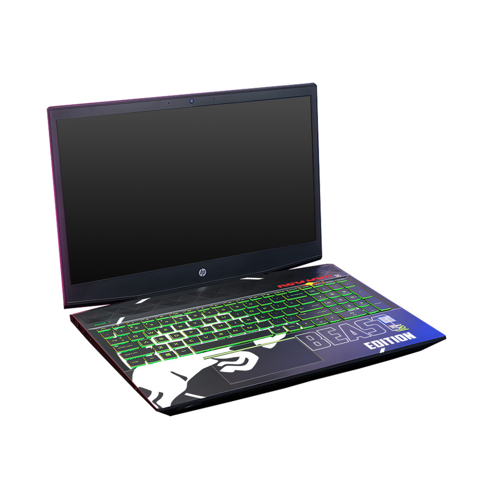 Transparent Red Bull Energy HP Pavilion Gaming 15 CX Series Laptop Skin