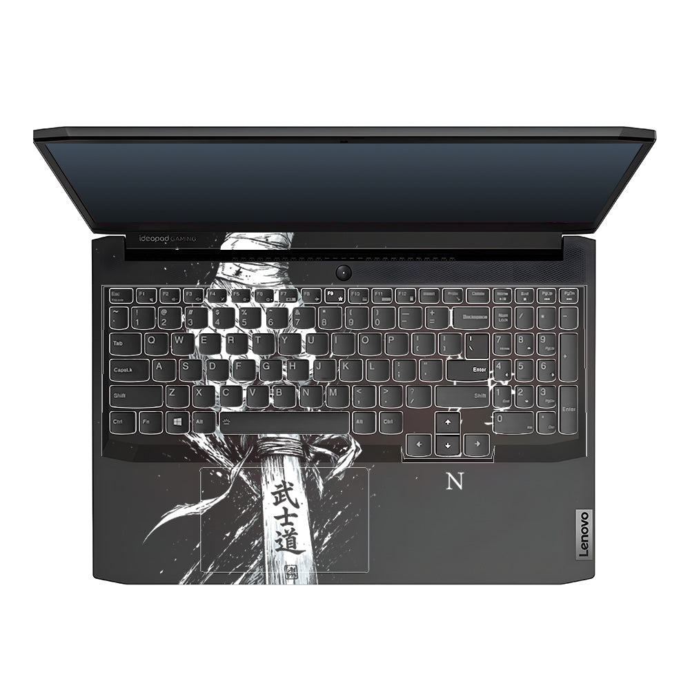 Transparent Kaizen Samurai Sword Lenovo IdeaPad Gaming 3 15ACH6 and 15IHU6 Laptop Skin