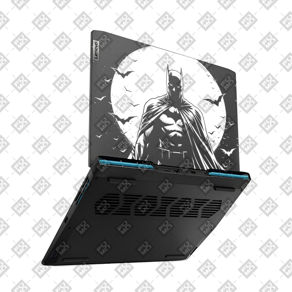 Transparent Dark Knight Moon Rise Lenovo IdeaPad Gaming 3 15ARH7 and 15IAH7 Laptop Skin