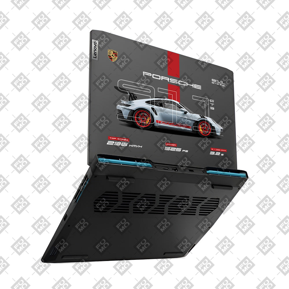 Transparent Porsche 911 Performance Lenovo IdeaPad Gaming 3 15ARH7 and 15IAH7 Laptop Skin