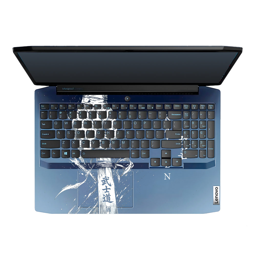 Transparent Kaizen Samurai Sword Lenovo IdeaPad Gaming 3 15ARH05 and 15IMH05 Laptop Skin