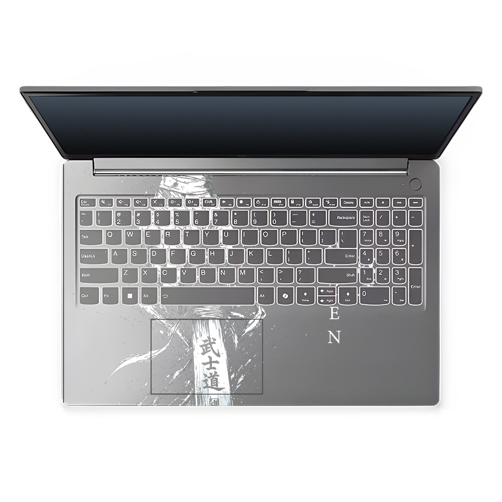 Transparent Kaizen Samurai Sword Lenovo LOQ Essential 15IAX9E Laptop Skin