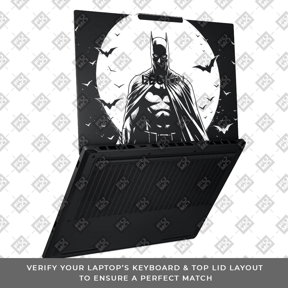 Transparent Dark Knight Moon Rise Lenovo Legion 5 15AHP10 Laptop Skin