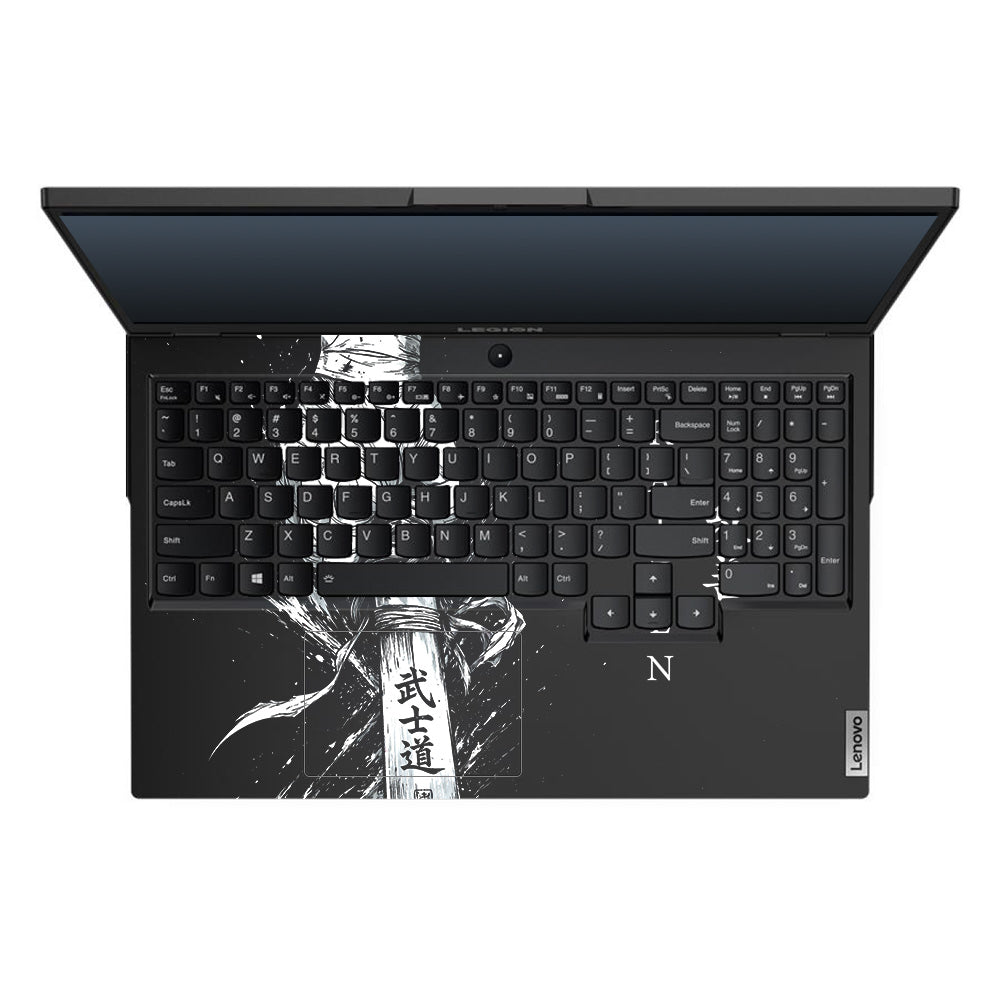 Transparent Kaizen Samurai Sword Lenovo Legion 5 15ARH05 Laptop Skin
