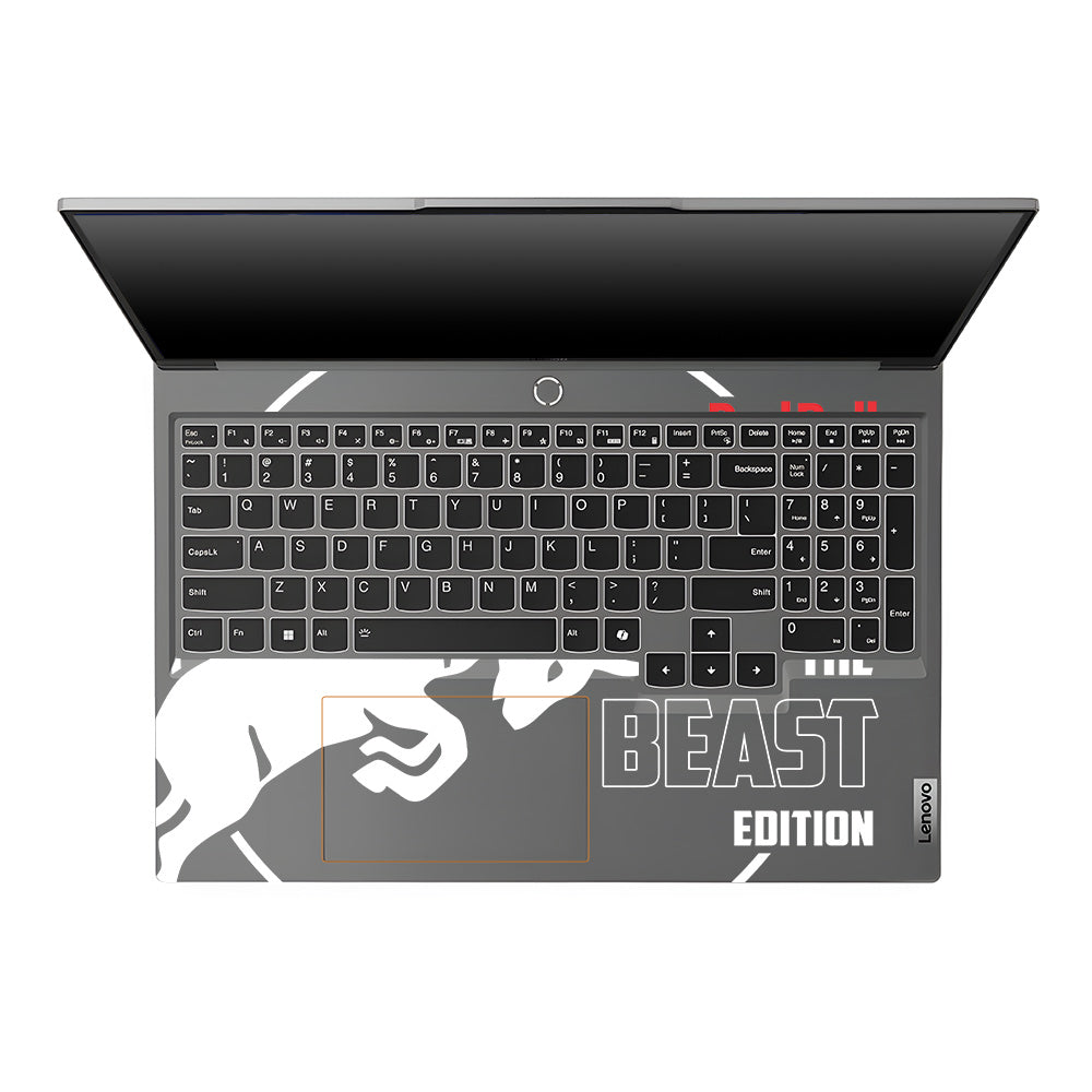 Transparent Red Bull Energy Lenovo Legion 5 16IRX9 Laptop Skin