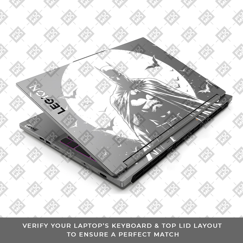 Transparent Dark Knight Moon Rise Lenovo Legion 5 16IRX9 Laptop Skin