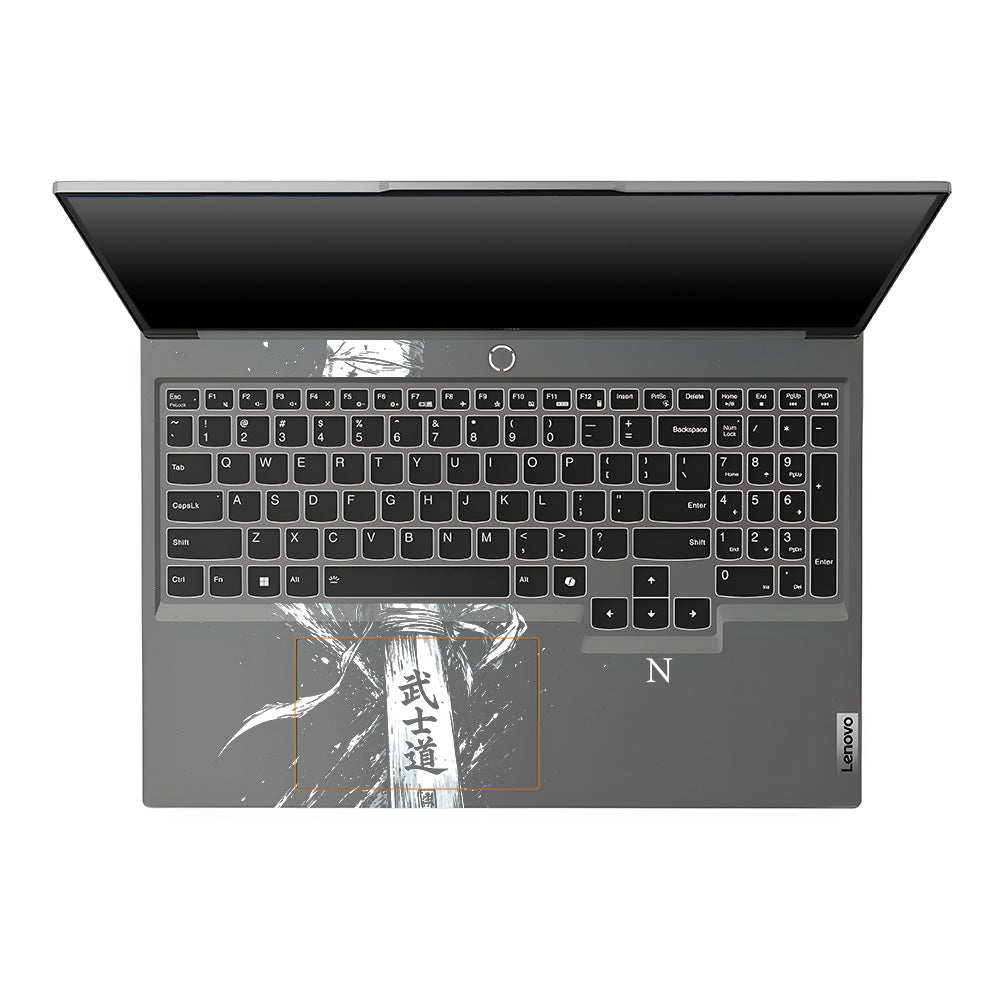 Transparent Kaizen Samurai Sword Lenovo Legion 5 16IRX9 Laptop Skin