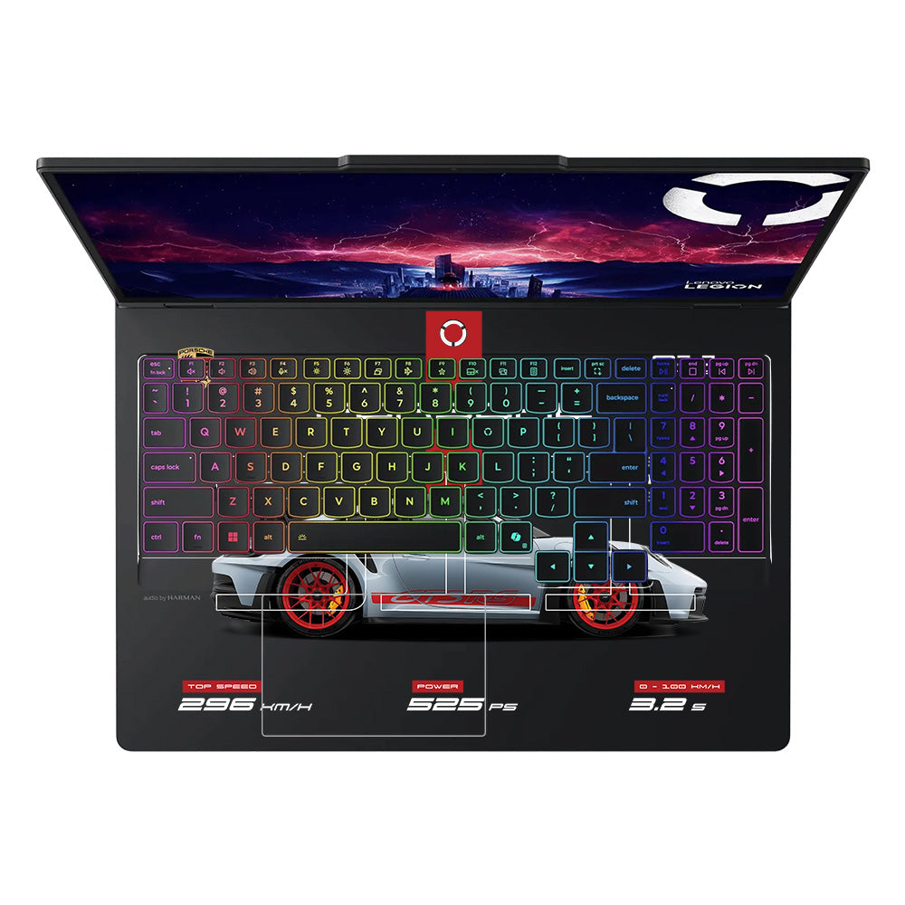 Transparent Porsche 911 Performance Lenovo Legion Pro 5 16ADR10 Laptop Skin