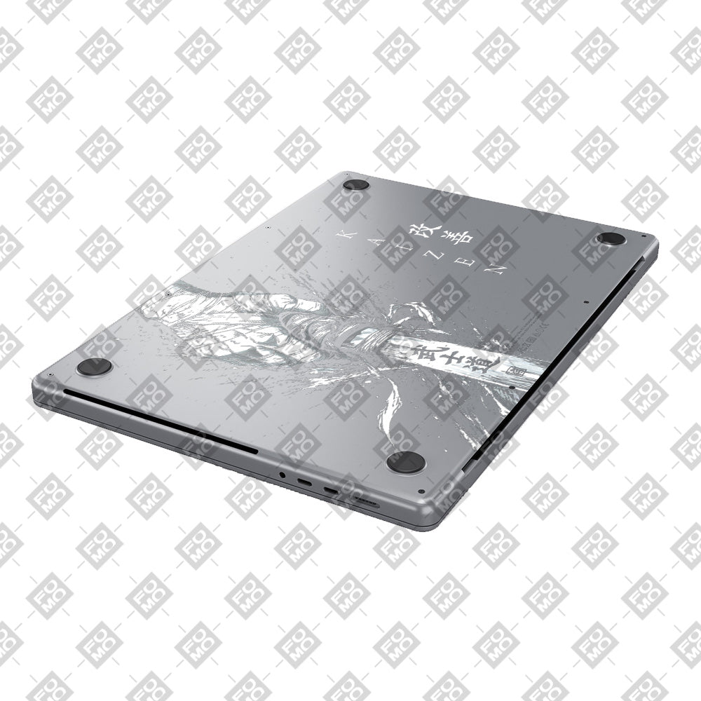 Transparent Kaizen Samurai Sword MacBook Pro 14 M1, M2, M3, M4 2021-2024 Laptop Skin