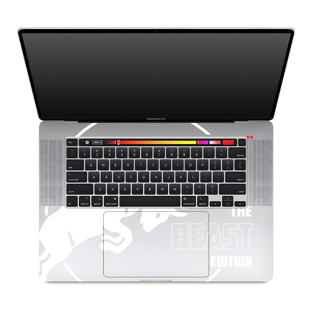 Transparent Red Bull Energy MacBook Pro 16 2019 Laptop Skin