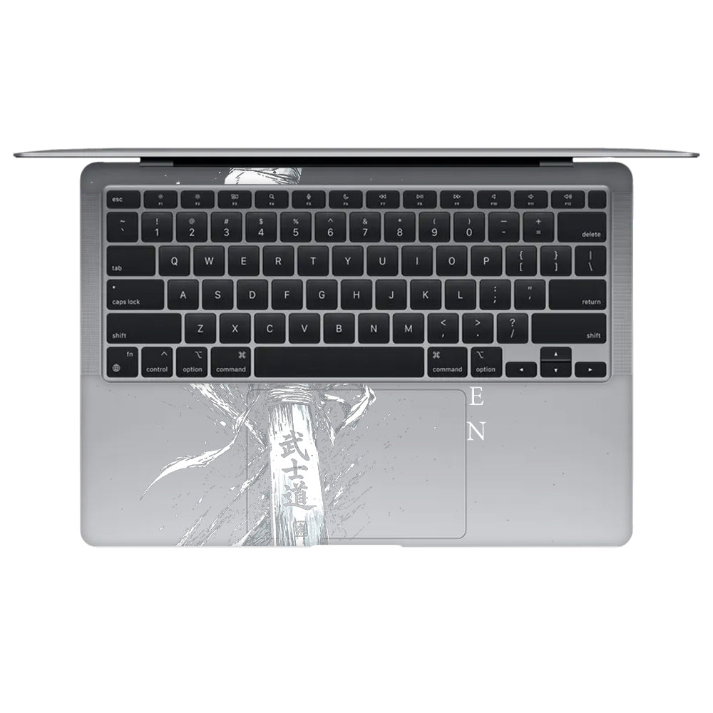 Transparent Kaizen Samurai Sword MacBook Air 13 M1 2020 Laptop Skin