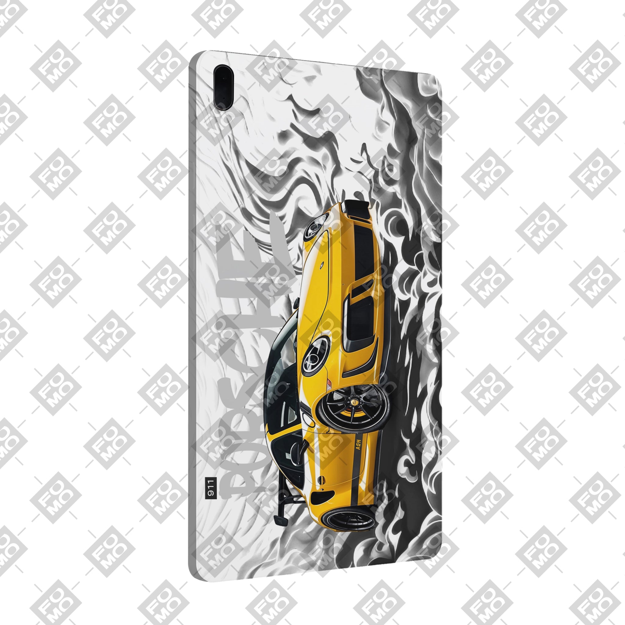 Samsung Galaxy Tab S7 FE Porsche 911 Yellow Blaze Cars & Bikes Tablet Skins