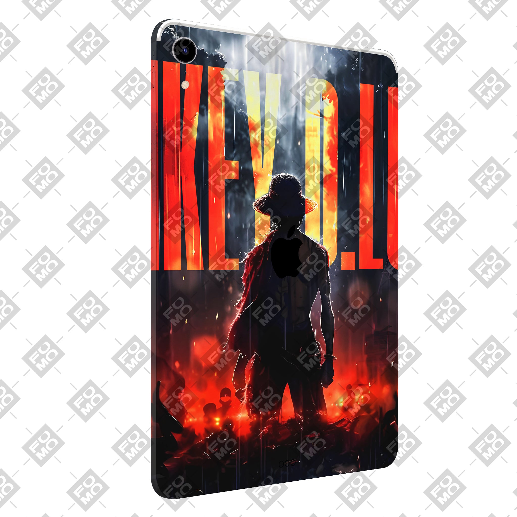 Apple iPad Mini 6th Gen 2021 Monkey D Luffy Blazing Red Anime Tablet Skins