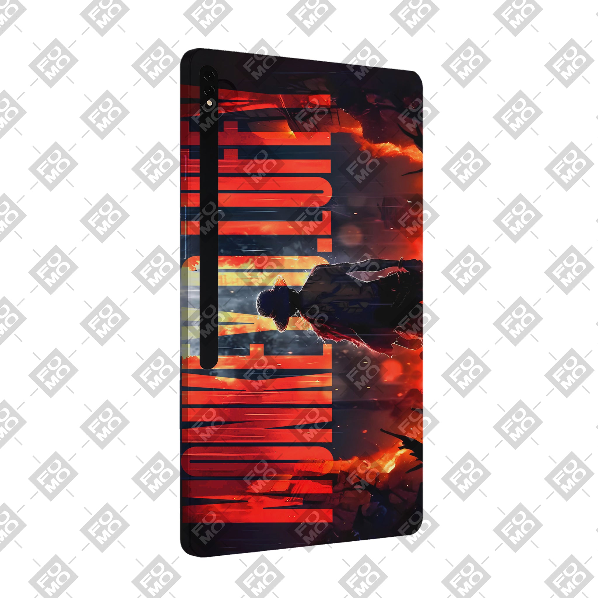 Samsung Galaxy Tab S8 Ultra 5G Monkey D Luffy Blazing Red Anime Tablet Skins