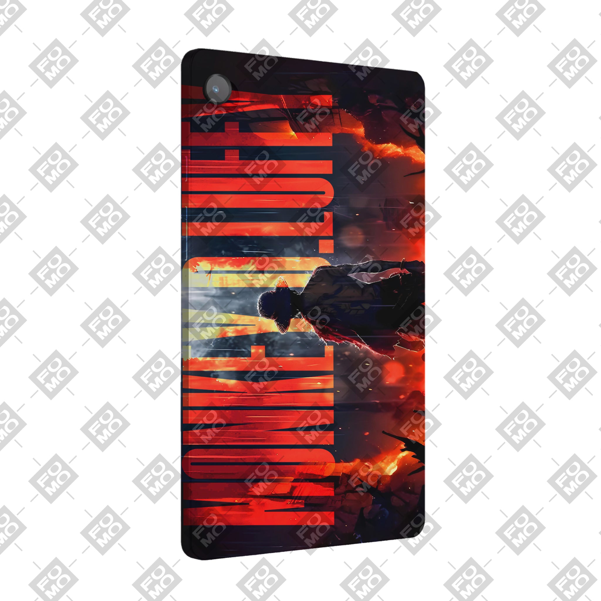 Samsung Galaxy Tab A9 Monkey D Luffy Blazing Red Anime Tablet Skins
