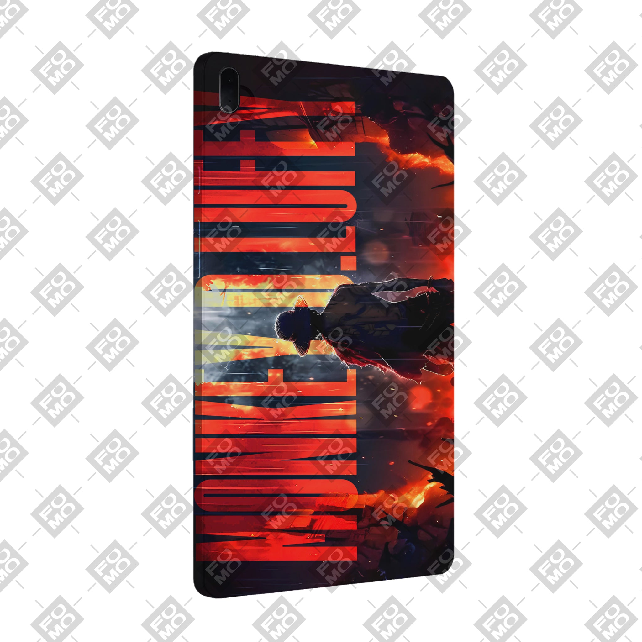 Samsung Galaxy Tab S7 FE Monkey D Luffy Blazing Red Anime Tablet Skins