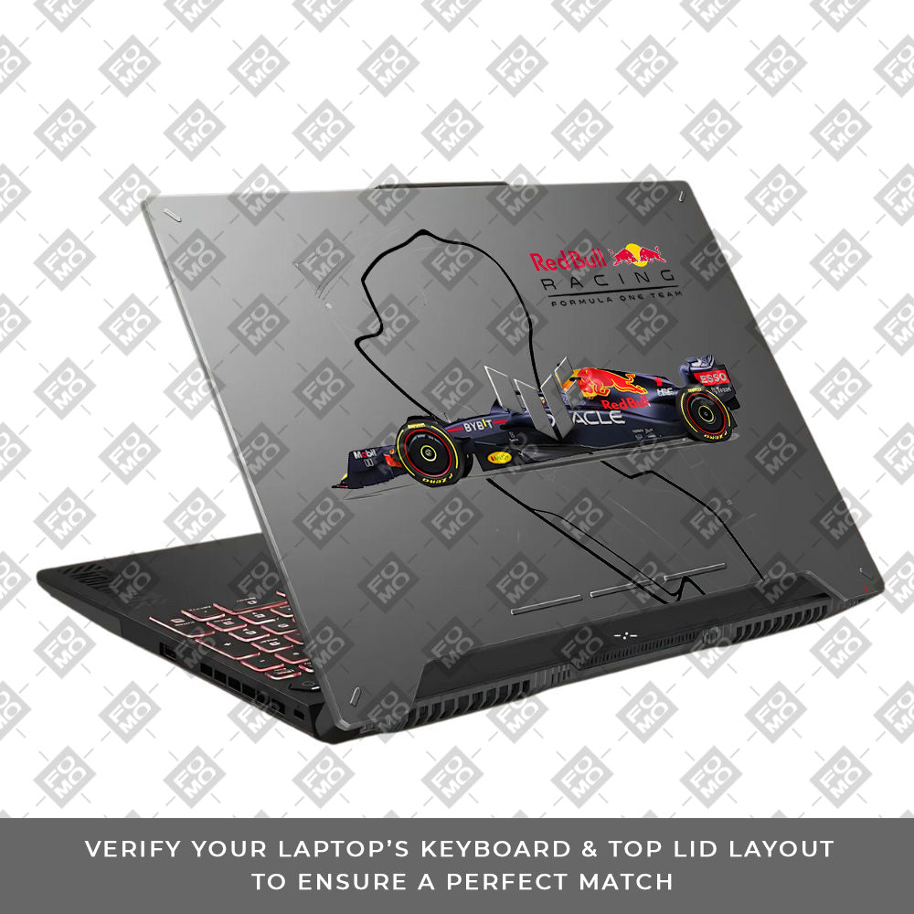 Transparent Track King Asus TUF F15 FX507 & A15 FA507 Laptop Skin