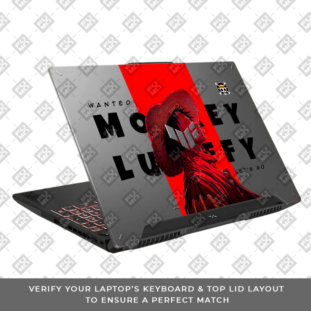 Transparent Pirate King Asus TUF F15 FX507 & A15 FA507 Laptop Skin