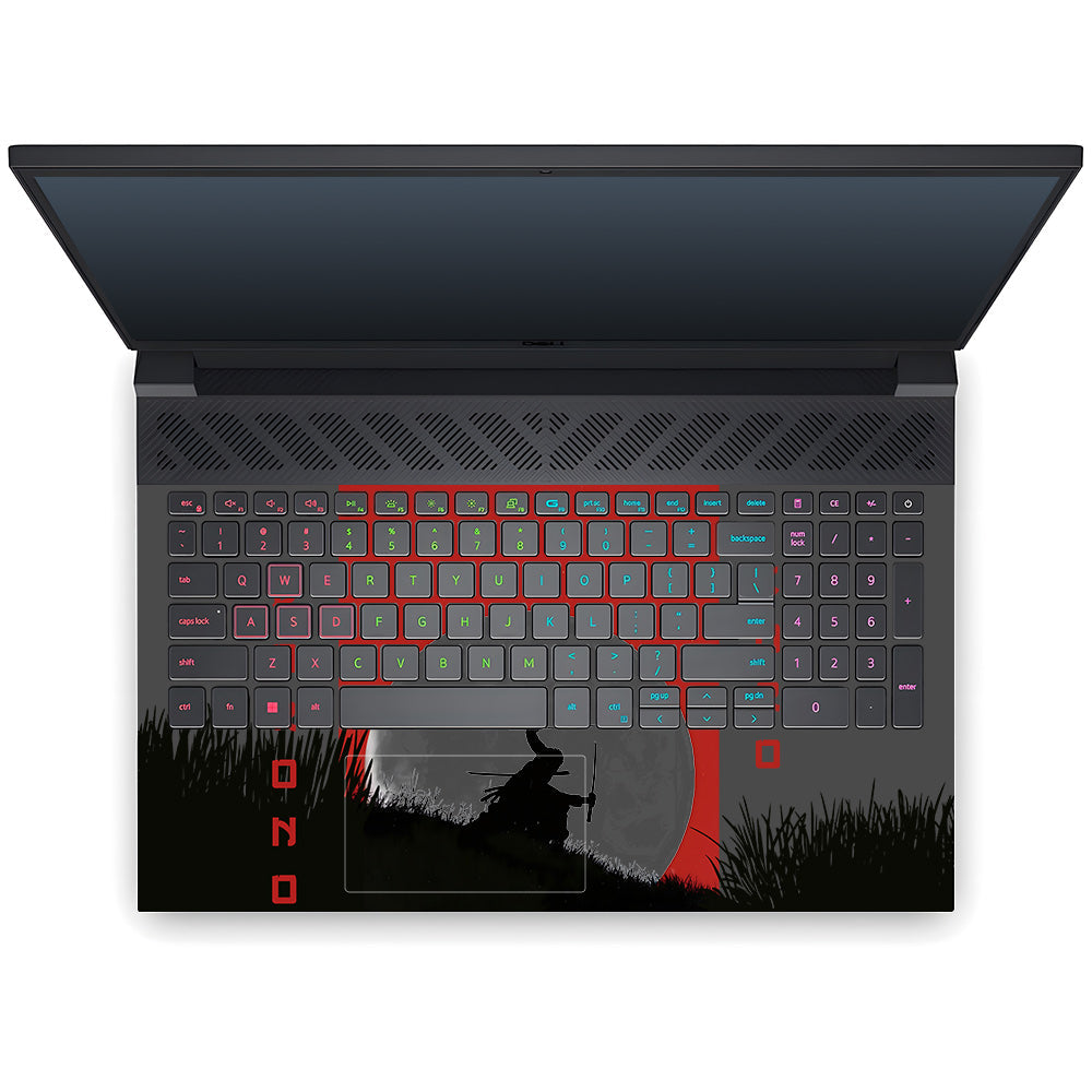 Transparent Swordsman’s Resolve Dell G15 5520, 5530 Laptop Skin