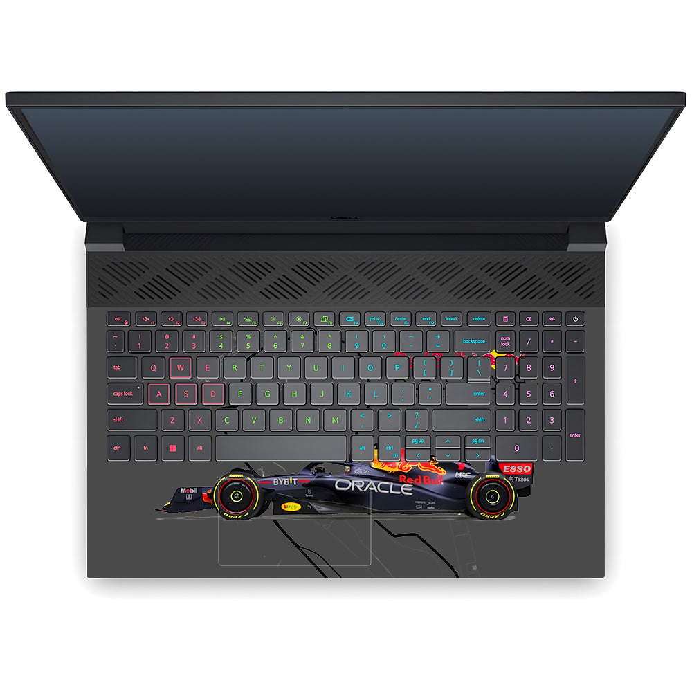 Transparent Track King Dell G15 5520, 5530 Laptop Skin