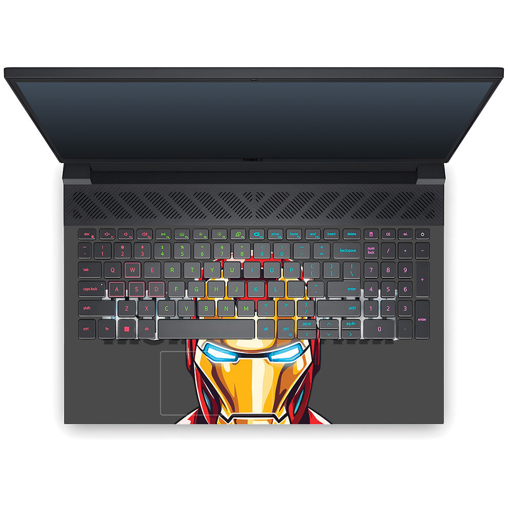 Transparent Arc Reactor Dell G15 5520, 5530 Laptop Skin