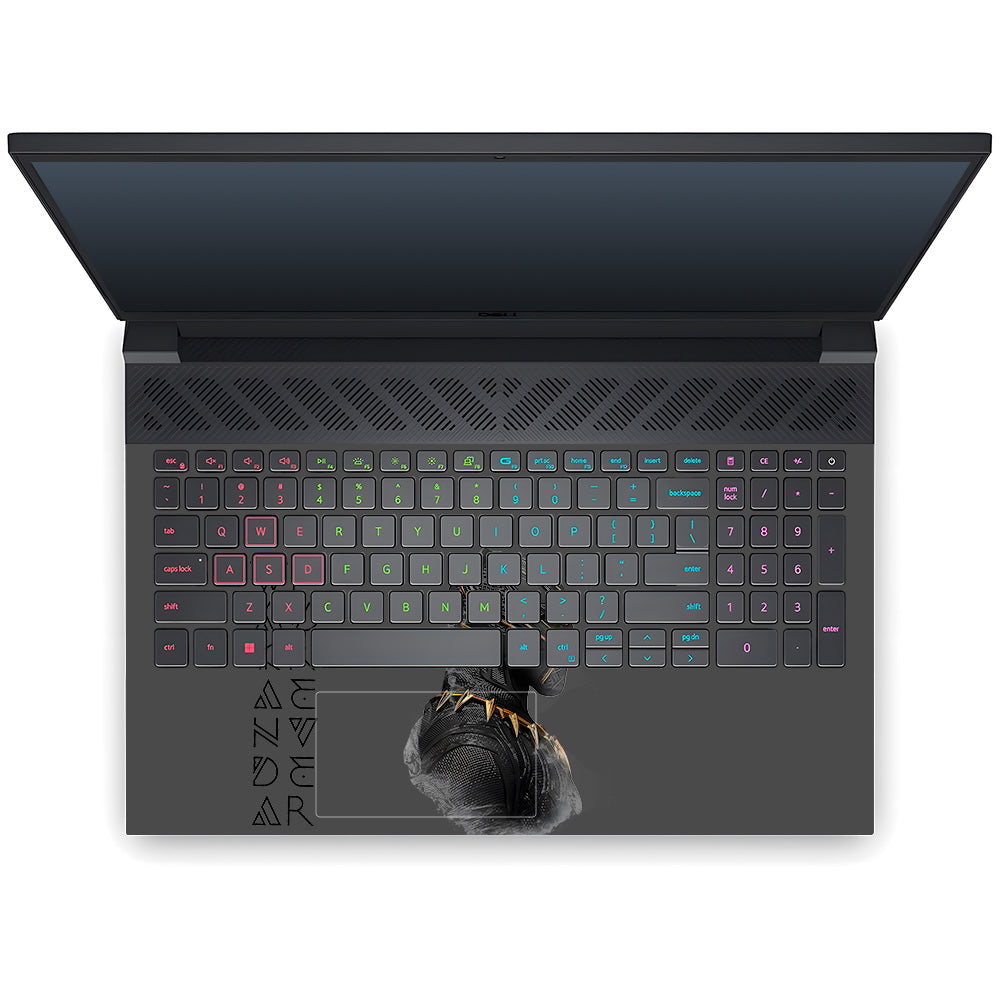 Transparent Wakanda Forever Dell G15 5520, 5530 Laptop Skin