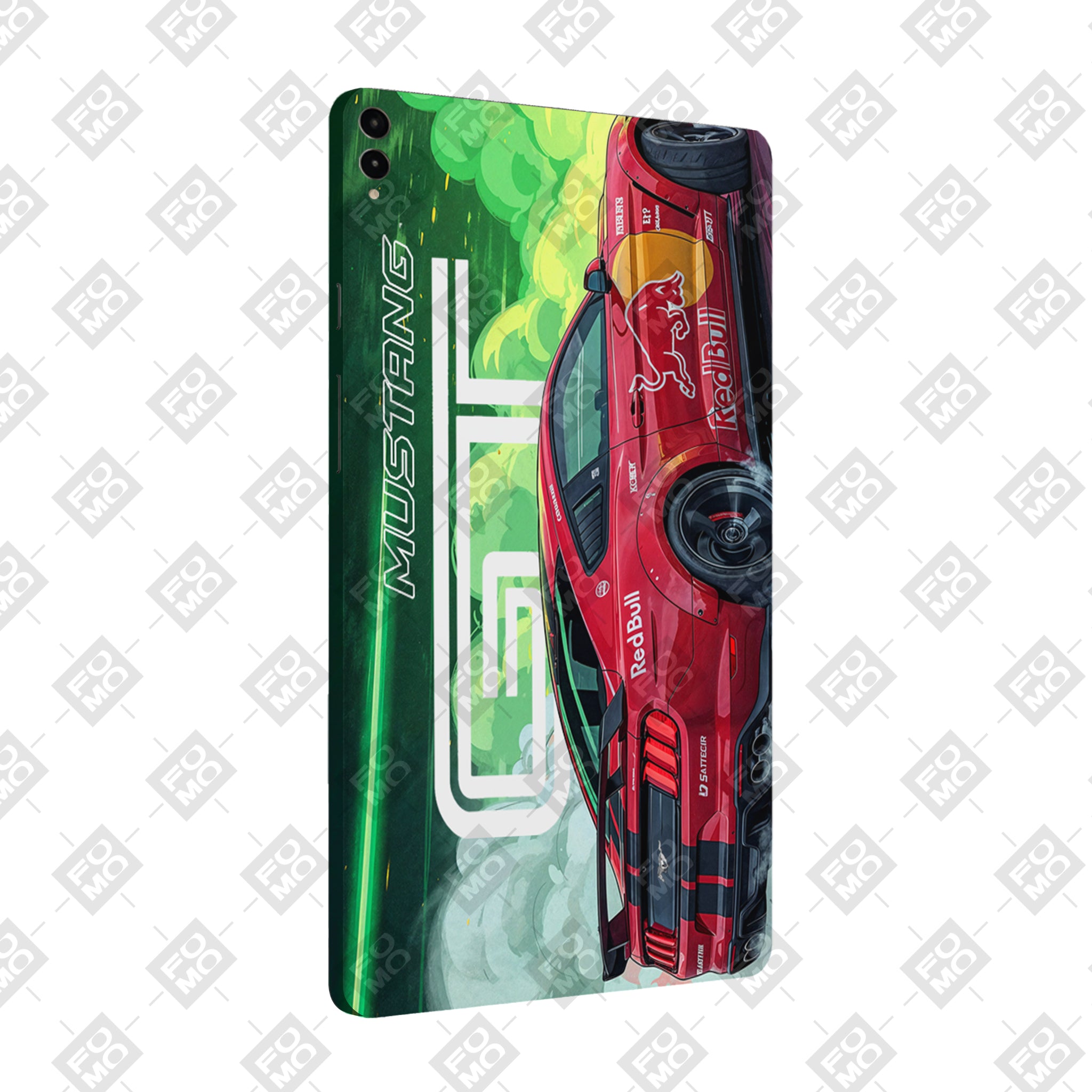 Samsung Galaxy Tab S9 FE Plus Mustang GT Red Bull Drift Beast Tablet Skin