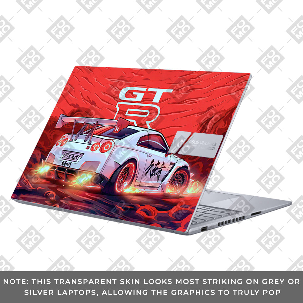 Nissan GTR Turbo Performance Edition Asus VivoBook 16X K3605 3D Laptop Skin