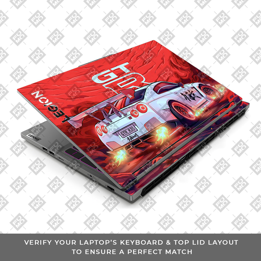 Nissan GTR Turbo Performance Edition Lenovo Legion 5 16IRX9 3D Laptop Skin