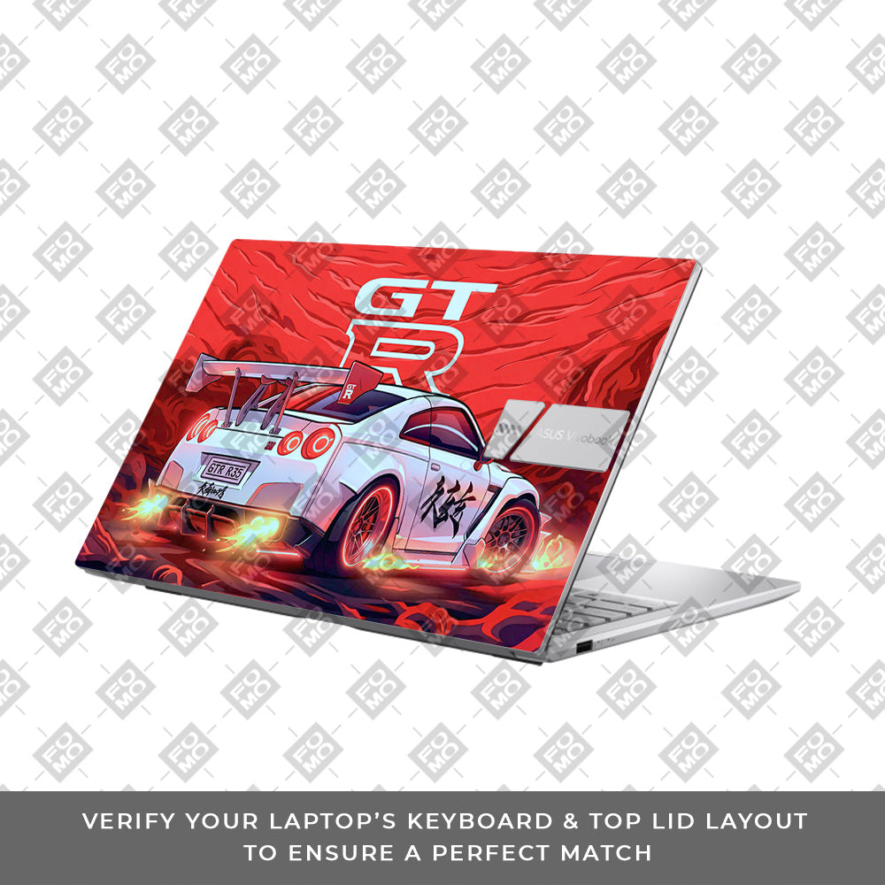 Nissan GTR Turbo Performance Edition Asus Vivobook 15 X1504ZA 3D Laptop Skin