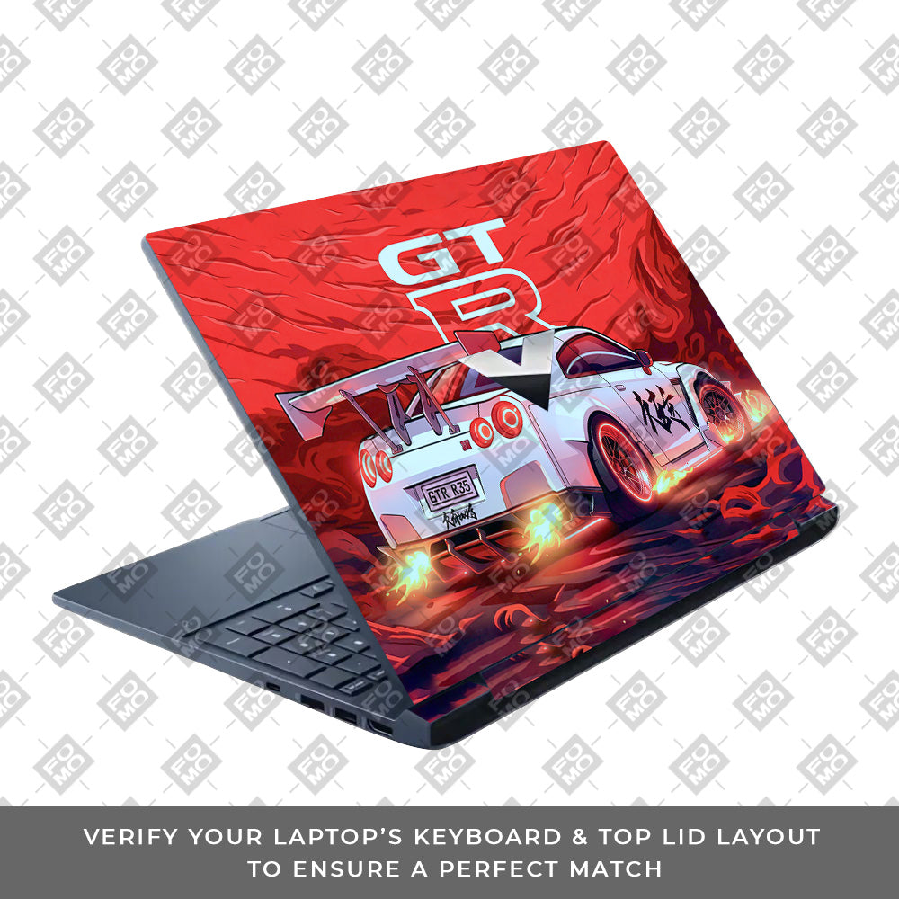 Nissan GTR Turbo Performance Edition HP Victus Laptop Skin